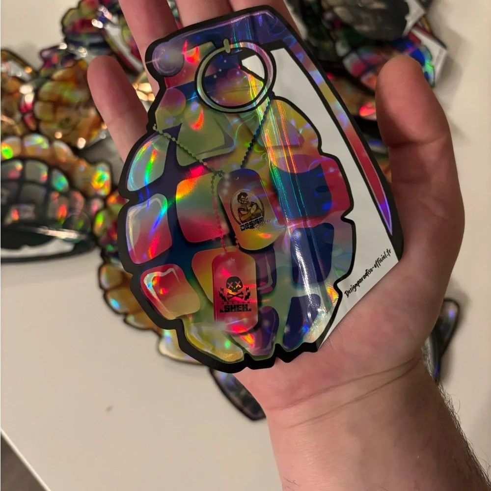 Holographic Grenade baggies